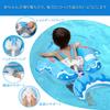 Baby Float Kids Bath Baby Float with Foot Removable Cute Air Pump For 3 Months 6 Years Old Kids [180-Day Warranty] Hole, Sunshade, Shark, Set, -