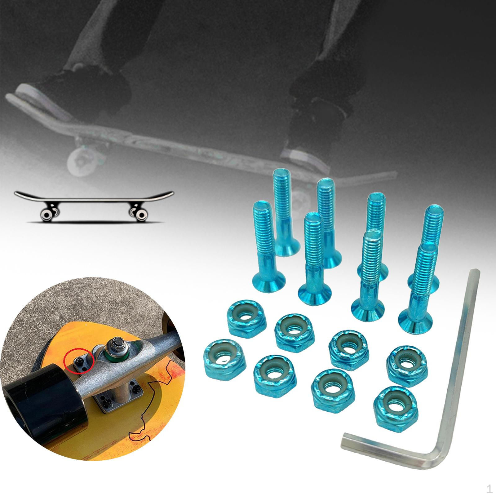 Skateboard Screws, Longboard Truck Wheel Repair, - Bolts Nuts, Accessories