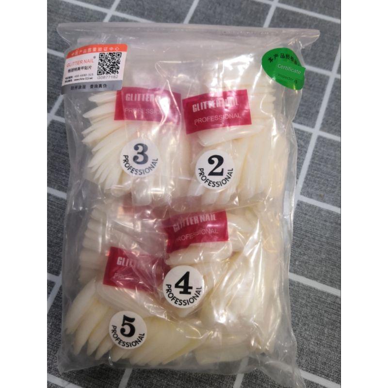 

Radio GREAT Nail Tip Li Transparent Flesh Color Full Semi-Nail Sticky Fake Nails Nail Stickers 3456789 T-Shaped Water Drop Full number of flesh color (Gretl ordinary Square)
