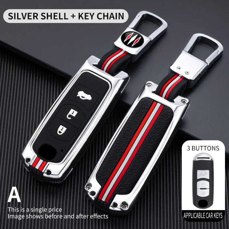 Zinc Alloy Car Key Cover Case Protective Shell for Mazda 2 3 5 6 Demio CX-3 CX-4 CX-5 CX-7 CX8 MX5 Axela Atenza 2019 Accessories