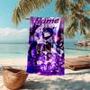 Personalized customized proof beach towel with Genshin Impact Balzebub pattern - soft, absorbent,quick-drying,perfect swimming,camping&bathing