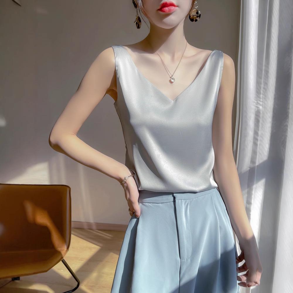 

Plus Size Women s White Camisole Vest - Summer 2025 Collection L