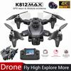 2026 K812 MAX 4K Professional HD Dual Camera GPS Drone with Screen 5G WIFI 360°Obstacle Avoidance Brushless Light Flow Foldable Quadcopter Dron