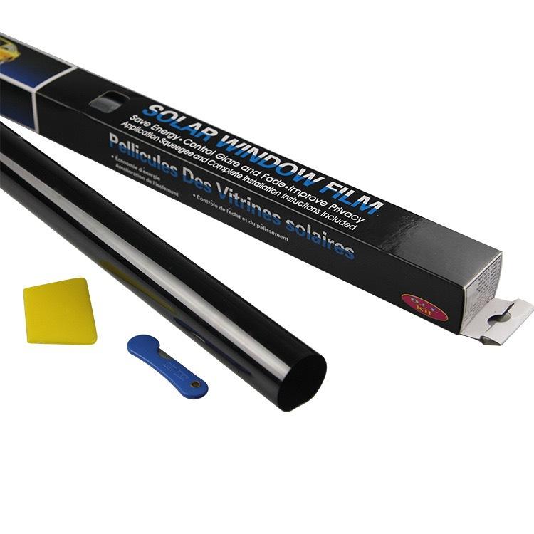 Car Window Tint Film Roll Black Solar Privacy Heat Rejection Commercial Building Protection Sunshade UV Protection Film