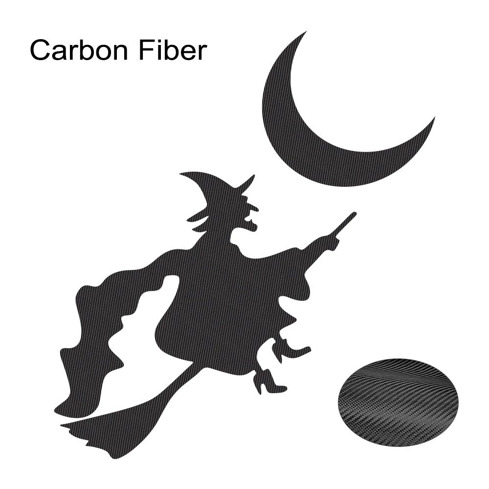 

Halloween Funny Stickers A Witch on Broomstick Creative Car Sticker Exterior Decoration PVC Waterproof Decal Car Accessories
