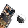 Cartoon Animal Deer Hard PC Phone Case For Samsung Galaxy Z Flip 7 6 5 4 Black Cover For Galaxy Z Flip 3 Foldable Shell Fundas