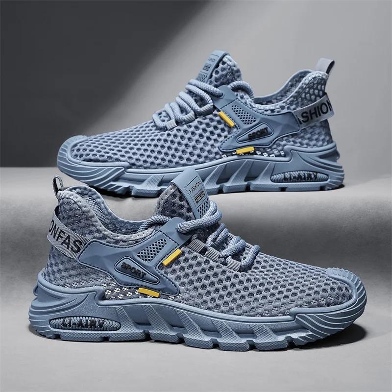 Breathable Men Running Shoes Mesh Mens Walking Sneakers Lightweight Jogging Sport Shoes Soft  Male Casual Shoes Tennis Shoes
