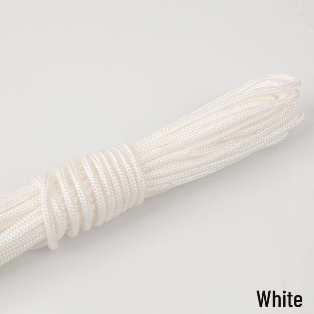 Heavy-Duty Hand-Woven Nylon Rope: Wear & Sun Resistant, Ideal for Trucks & Clotheslines