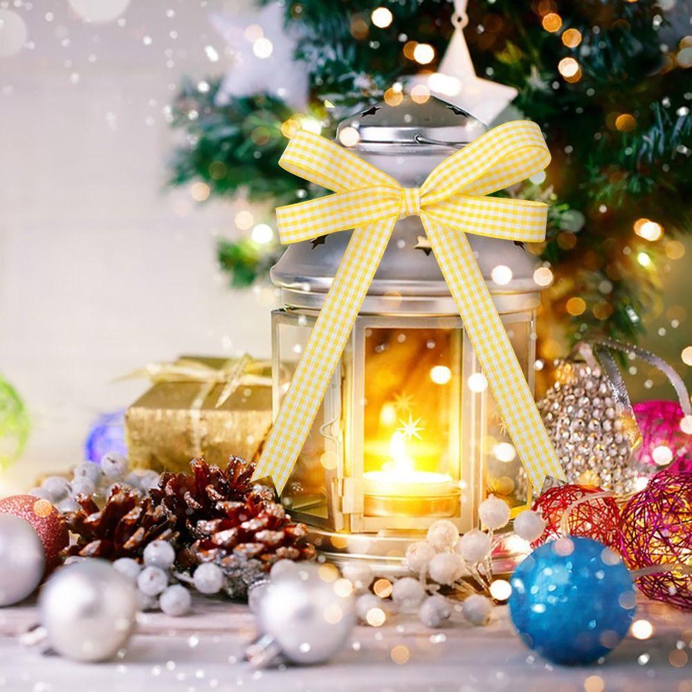 50yardový návitek saténové stuhy 2CM kostkované stuhy Nová kostkovaná stuha Balení Ozdoba na párty