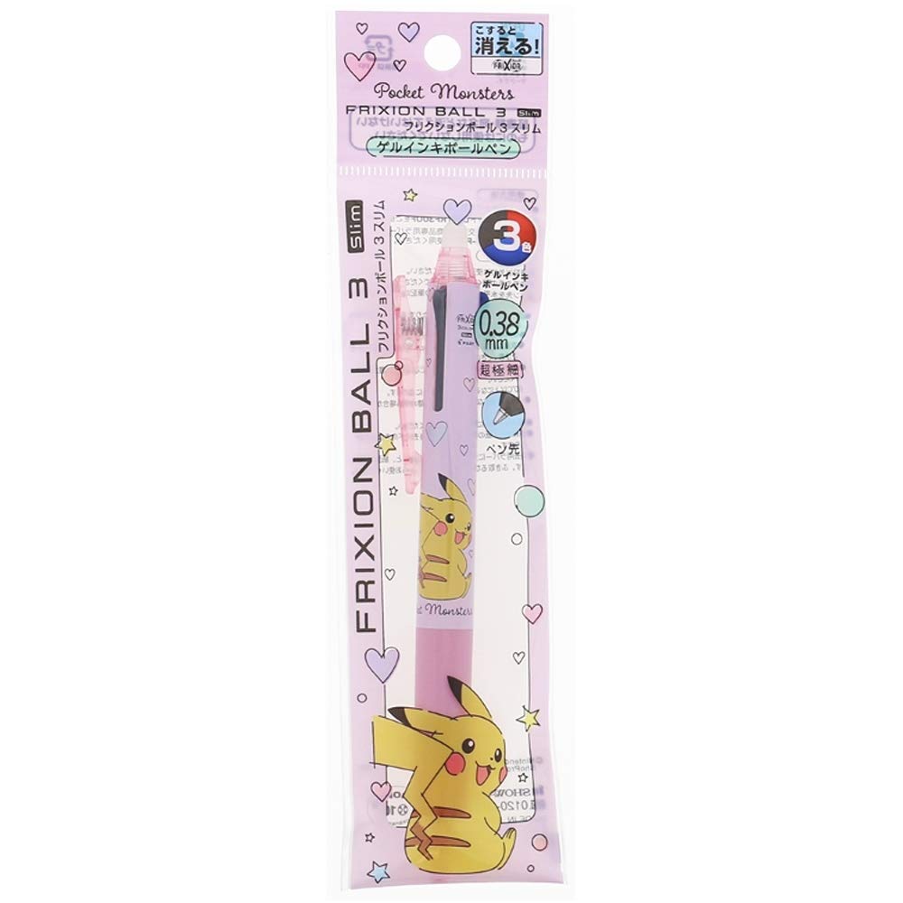 Showa Note Frixion Ball 3 B 914729004 Slim, Pokémon Pattern,