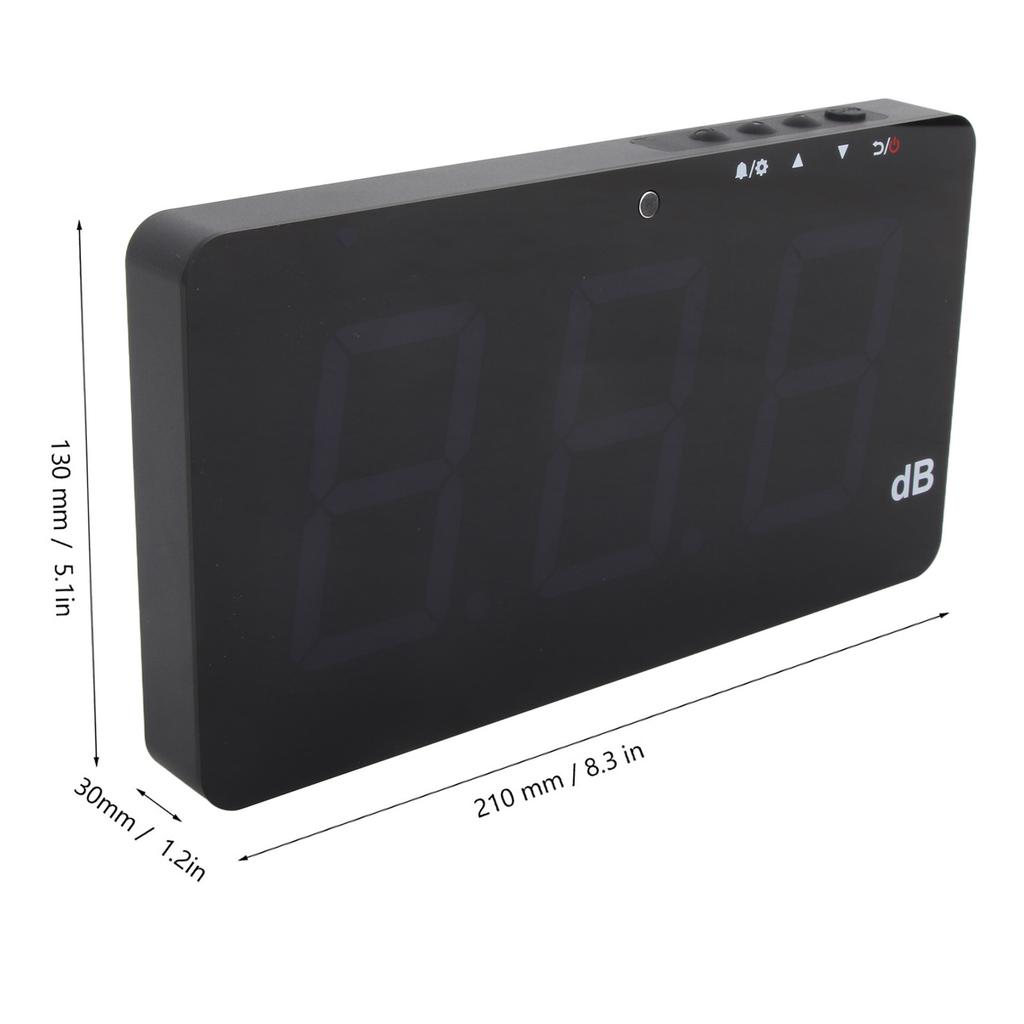 SW‑525A Wall Mounted LCD Display Digital Sound Level Meter USB 30‑130dB