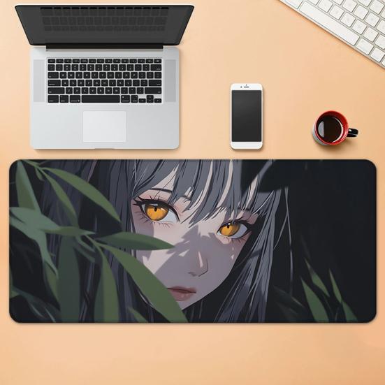 Mouse Pad Desenho Animado Retangular Impermeável para Casa Escritório Jogos Computador Laptop Mousepad Tapete de Mesa com Base de Borracha Antiderrapante Acessórios para PC