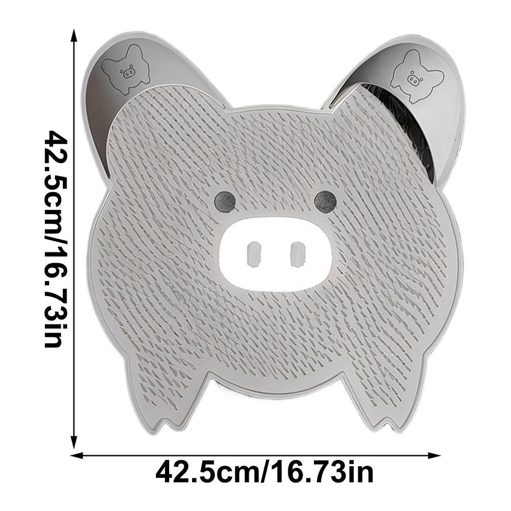 Shower Foot Scrubber Mat Bathtub Foot Scrubber Suction Cups Exfoliator Quick Drying Callus Remover Brush Wall-Mounted Non-Slip