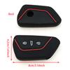For VW Golf 8 Mk8 GTI GTD R ID3 ID4 2020 Decoration Silicone Car Key Case Cover Trim Car Key Accessories