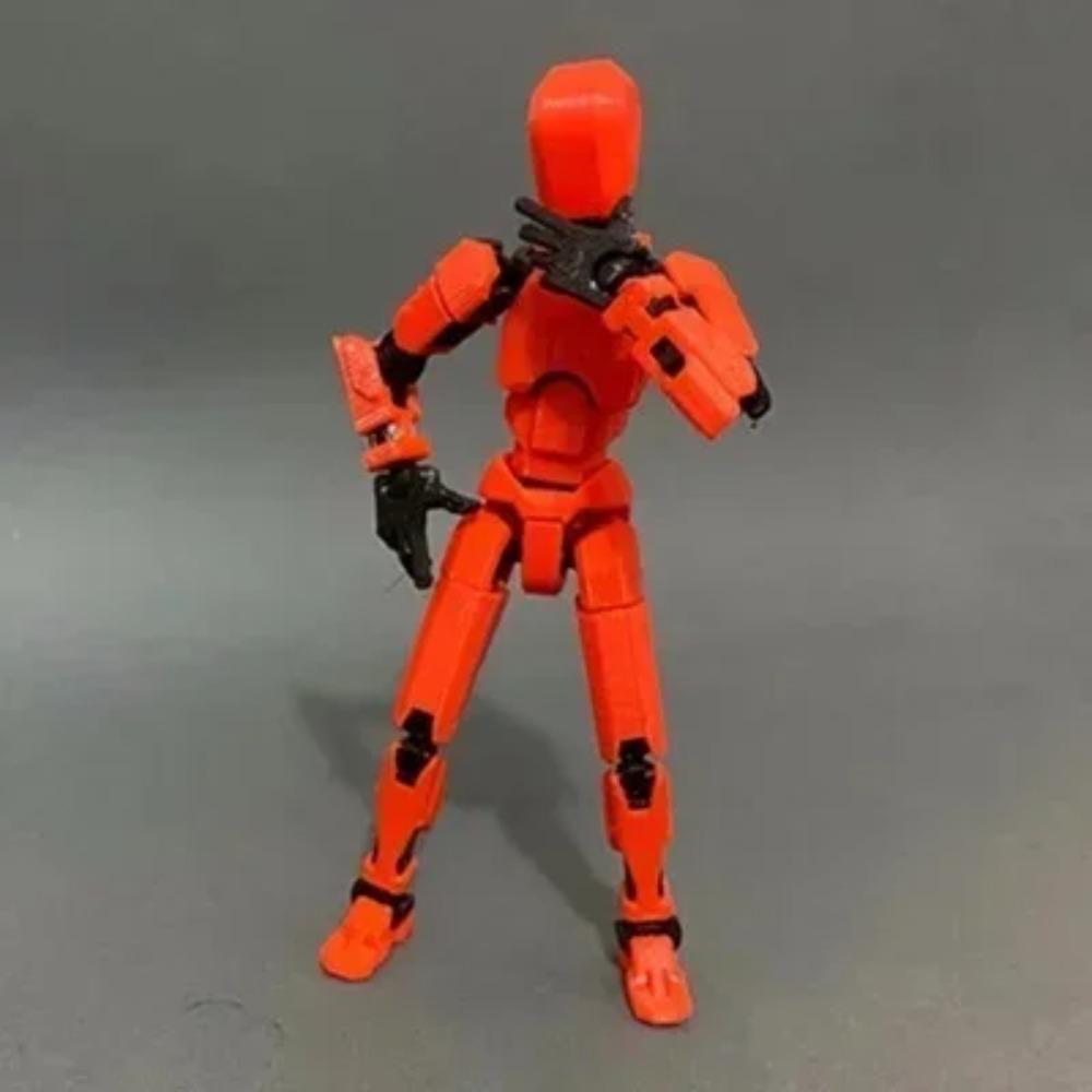 Multi-Jointed Movable Shapeshift Robot Lucky 13 Figure Toys 3D Printed Mannequin Dummy Figure Kids Adults Parent-children Game