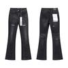 RogueWave Splicing Flare Jeans for Men Stacked Pants Streetwear Pants Harajuku Goth Bell Bottom Punk Long Trousers