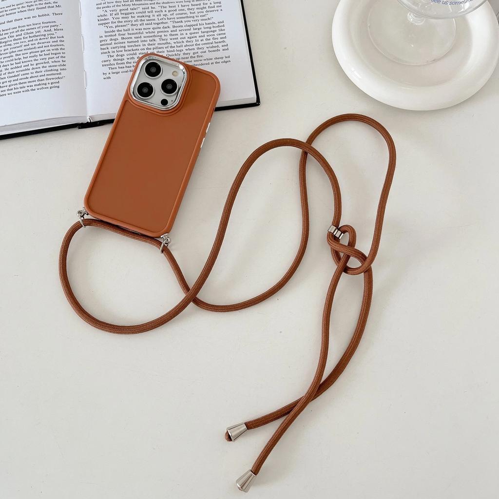 Luxury Crossbody Necklace Lanyard Phone Case For iPhone 15 14 13 12 11 Pro Max X XS XR 7 8 Plus SE   Strap Cord Cover