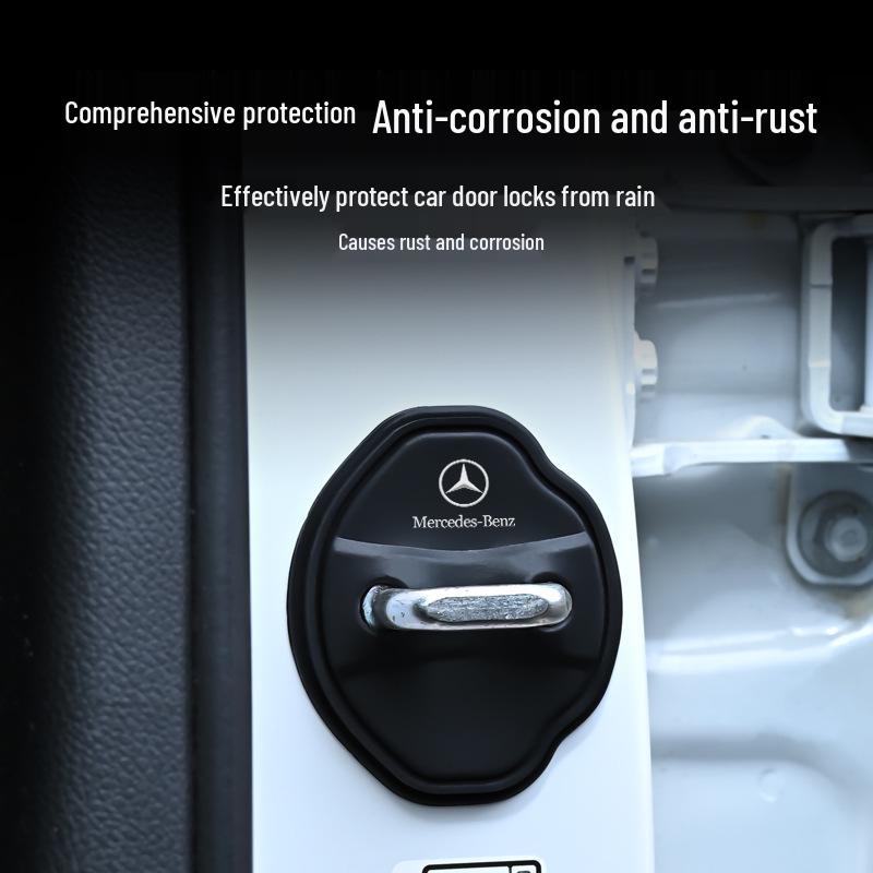 Ochranný silikonový návlek na přezku zámku dveří Mercedes - Odolný proti opotřebení, Tichý, Protisrážkové těsnění.