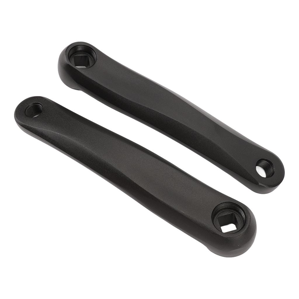 2Pcs Bike Crank Arm 170mm Aluminum Alloy High Strength Versatile Rhombus Hole Electric Bike Crank Arm for Electric Bike