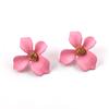 Korean Cute Small Flower Stud Earrings For Women Sweet Statement Earring Girl Brincos Jewelry Giftswelry