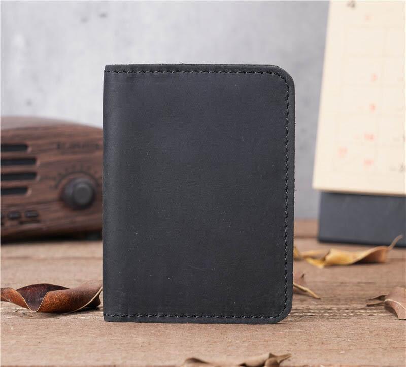 NT Retro Crazy Horse Leather Multi-Card Clutch: Unisex ID & Card Holder Wallet