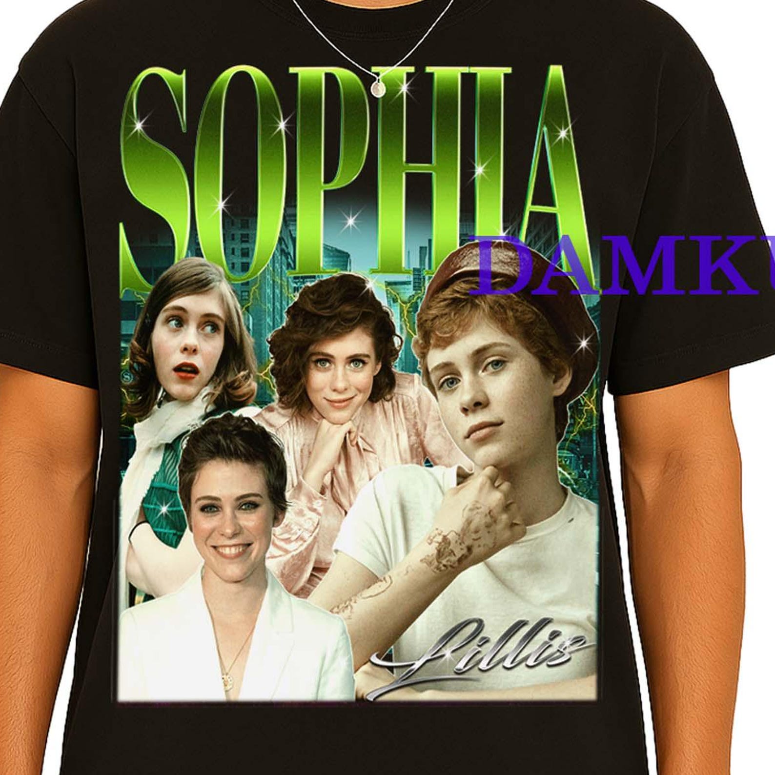 Sophia Lillis Shirt, Sophia Lillis FanTshirt, Sophia Lillis Homage Tees, Sophia Lillis Retro T-shirt, Sophia Lillis Merch Movie Gift 2XL