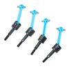 MEAPUXIN 4Pcs Universal Drive Shafts, 70mm CVD Drive Shafts, Aluminum Alloy, Upgrade Parts for TT02 110 RC Car, Durable Design, Easy Installation