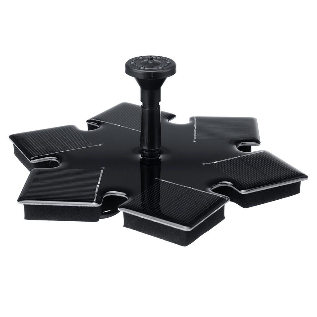 DC 5V IP68 Waterproof 1.4w Solar Panel Power Fountain Water Pump Submersible Watering Floating Pump Pool Pond Waterfall Floating Garden