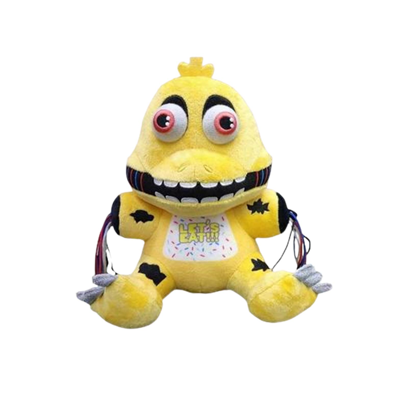 

Anime Game DuckPlush: CrackedHead Cutiewith Let s Eat!! Bib Soft, Collectible, Spookily Adorable! One Size жовтий