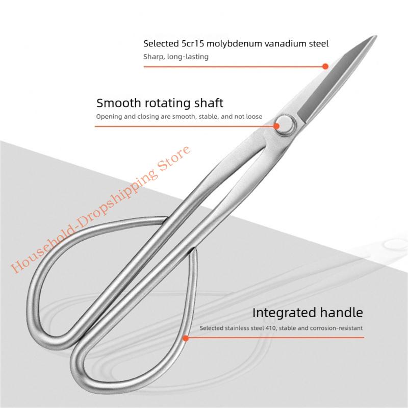85AD Sharpened Stainless Garden Clippers Comfortable Grip For Efficient Pruning Work