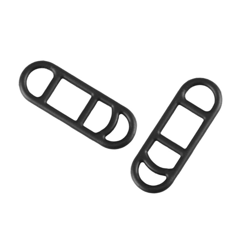 10 Pcs Bike Light Silicone Mount Bands Bicycles Light Straps for Flashlights