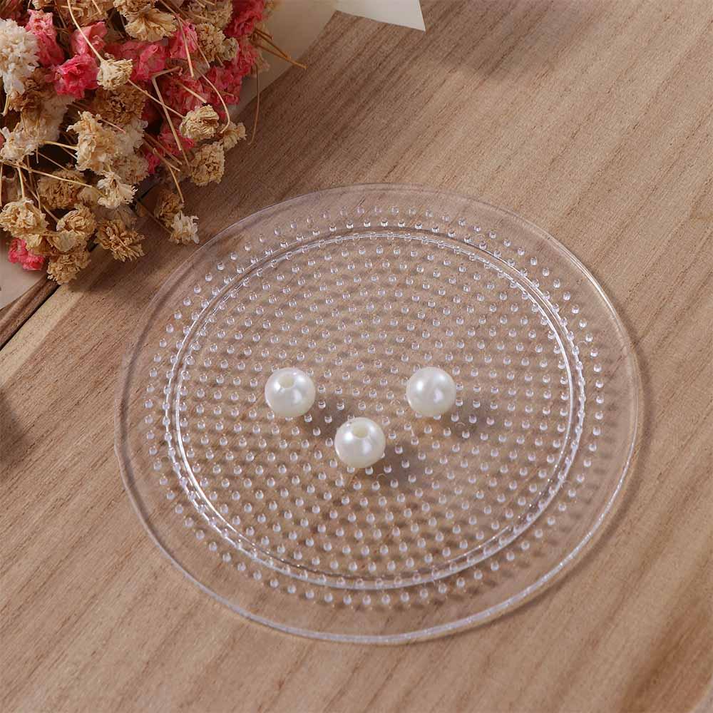 Transparent Figure Material Board Jigsaw Puzzle Pegboard Puzzle Template Diy Toy Beads Template