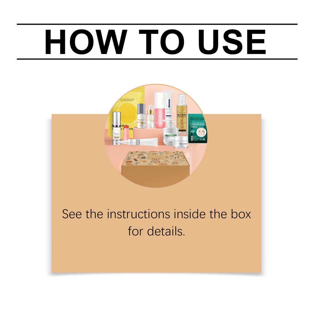 Skjønnhets overraskelses gaveeske sett, Nedtellings gaveeske, Kvinnesett, Julegave, Valentinsdagsgave 12-delers sett (100 ml)