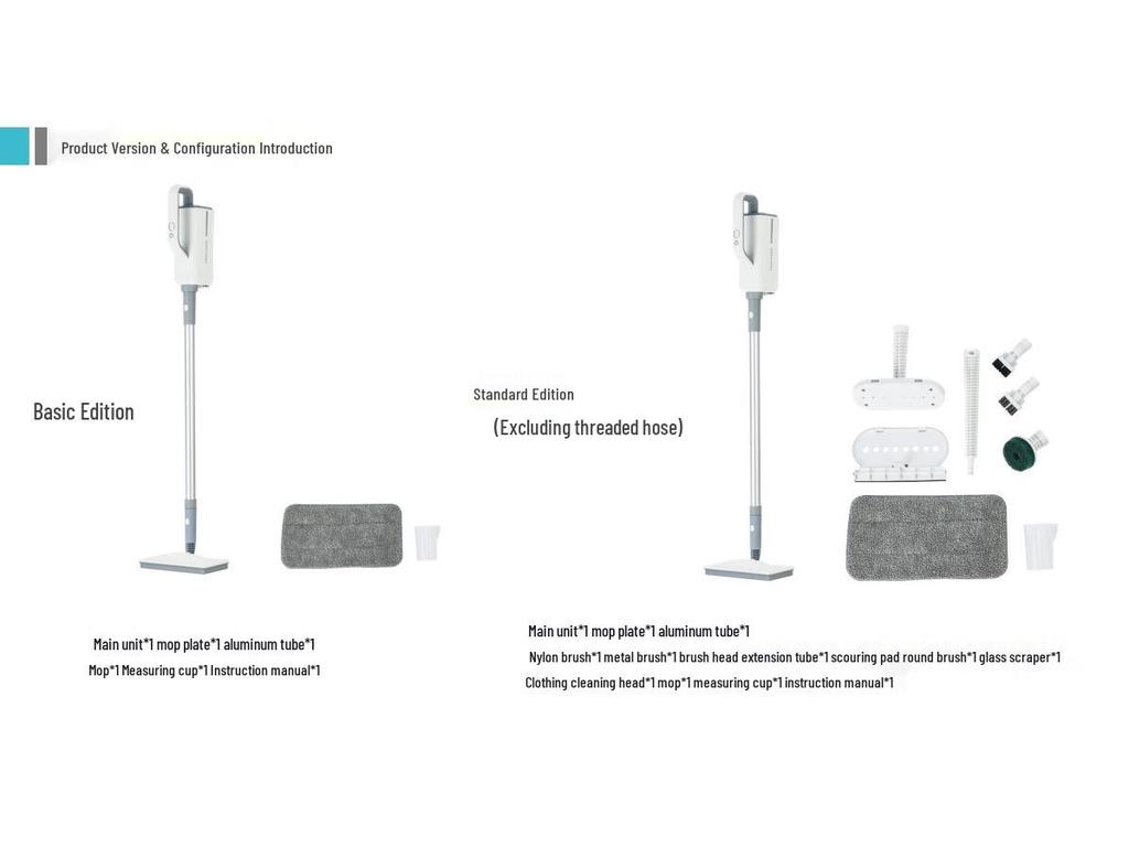 New Multi-Purpose Steam Mop for Sterilizing and Mite Removal