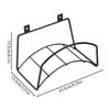 Garden Hose Holder Wall Mount Bracket Water Pipe Shelf for Park Yard Outdoor Garden Tool Organizer