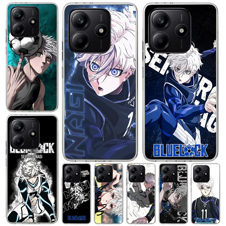 Blue Lock Nagi Seishiro Soft Phone Case For Xiaomi Redmi Note 15 14 14S 13 12 Pro Plus 12S 11 11S 11E 10 10S 11T 5G Fundas Coque