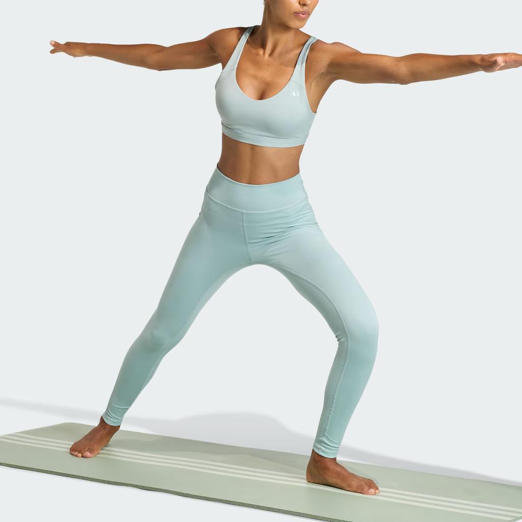 Adidas Essentials All Me V-Neck Quick-Dry Yoga Solid Sports Bra Women Sports Bra KA7259