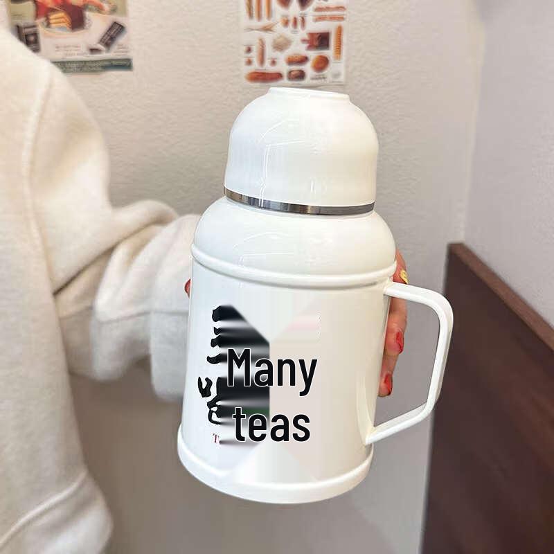 

OLOEY 500ml Chinese Retro Tea Thermos with Mechanical Temperature Display