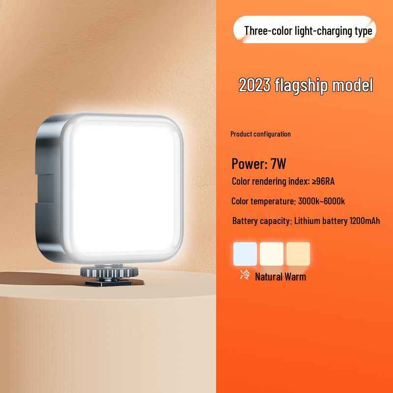 Přenosné LED selfie přisvětlení pro telefon a fotoaparát