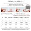10Pcs Short Handmade Press On Nails Full Cover Frostbite Butterfly Design Summer French Ballerina False Nails Wearable Nail Tips