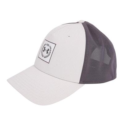 UA Armor Vent Trucker Cap Fog Ash Taupe Ash Taupe ONE SIZE [Under Armour] Iso-Chill
