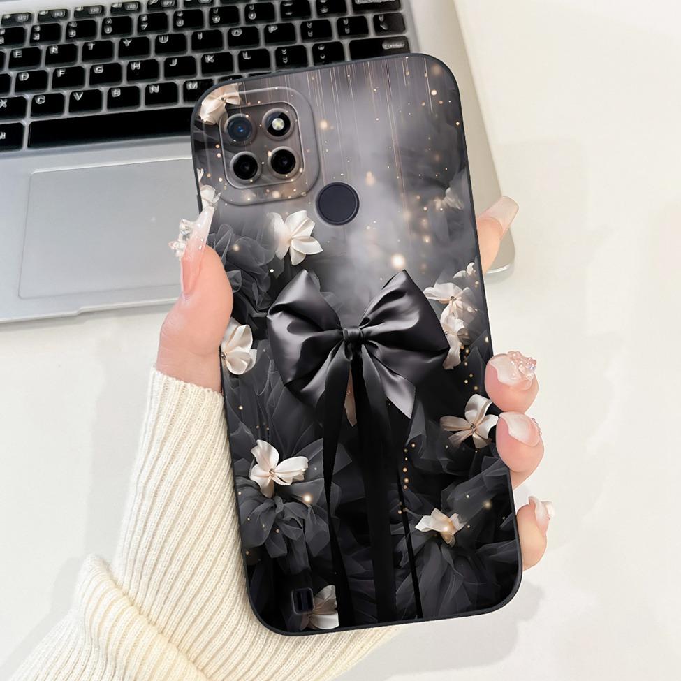 For Realme C21Y RMX3261 RMX3263 C25Y RMX3269 Cover For Realme C21Y Case Cute Cat Funny Cool Fashion Silicone Shockproof Bumper
