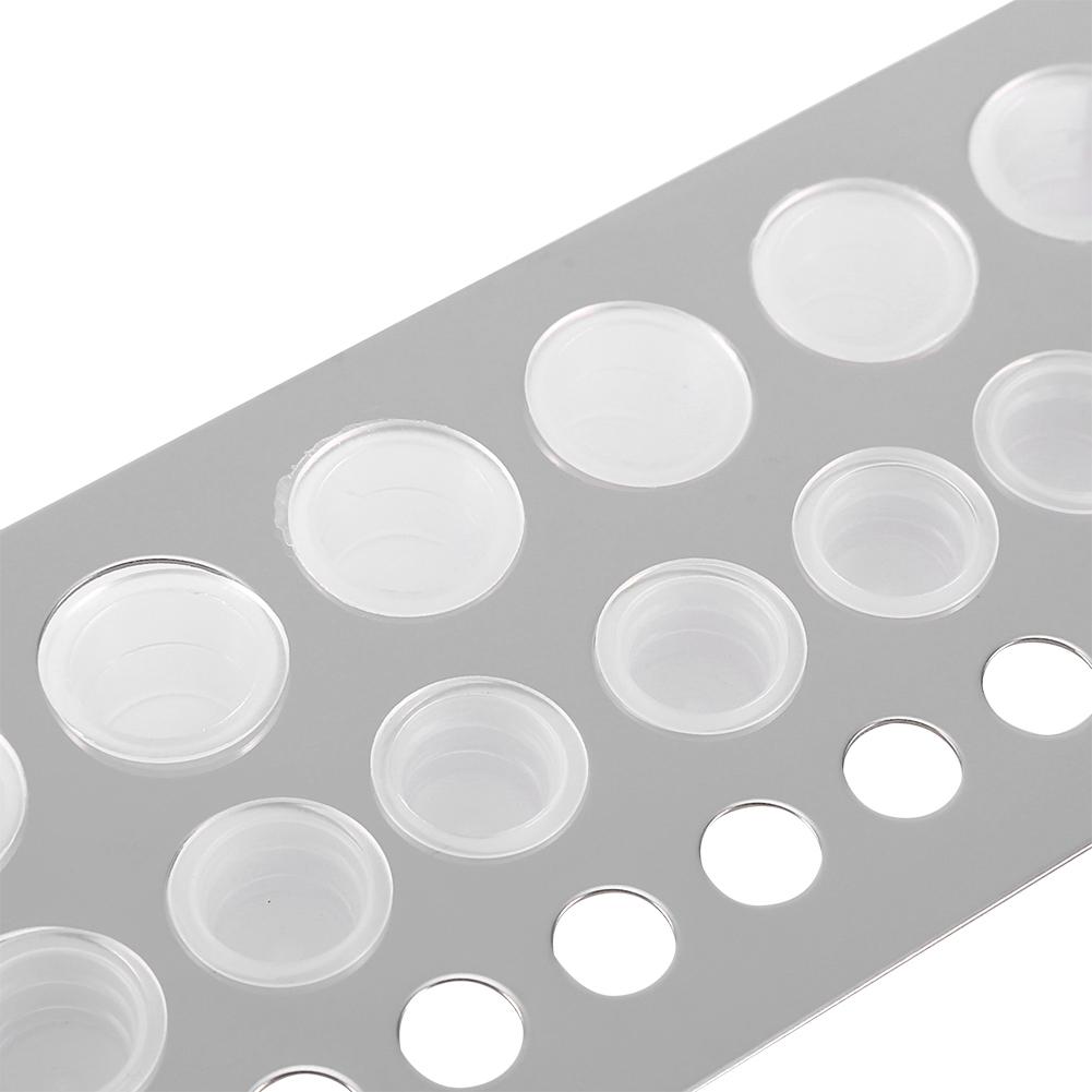 23 Holes Tattoo Pigment Ink Cap Cup Holder Stainless Steel Shelf Stand Tip Supply Tools Beauty