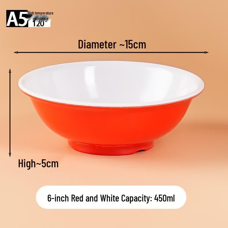 Drui'en A5 Melamine Imitation Porcelain Commercial Bowls