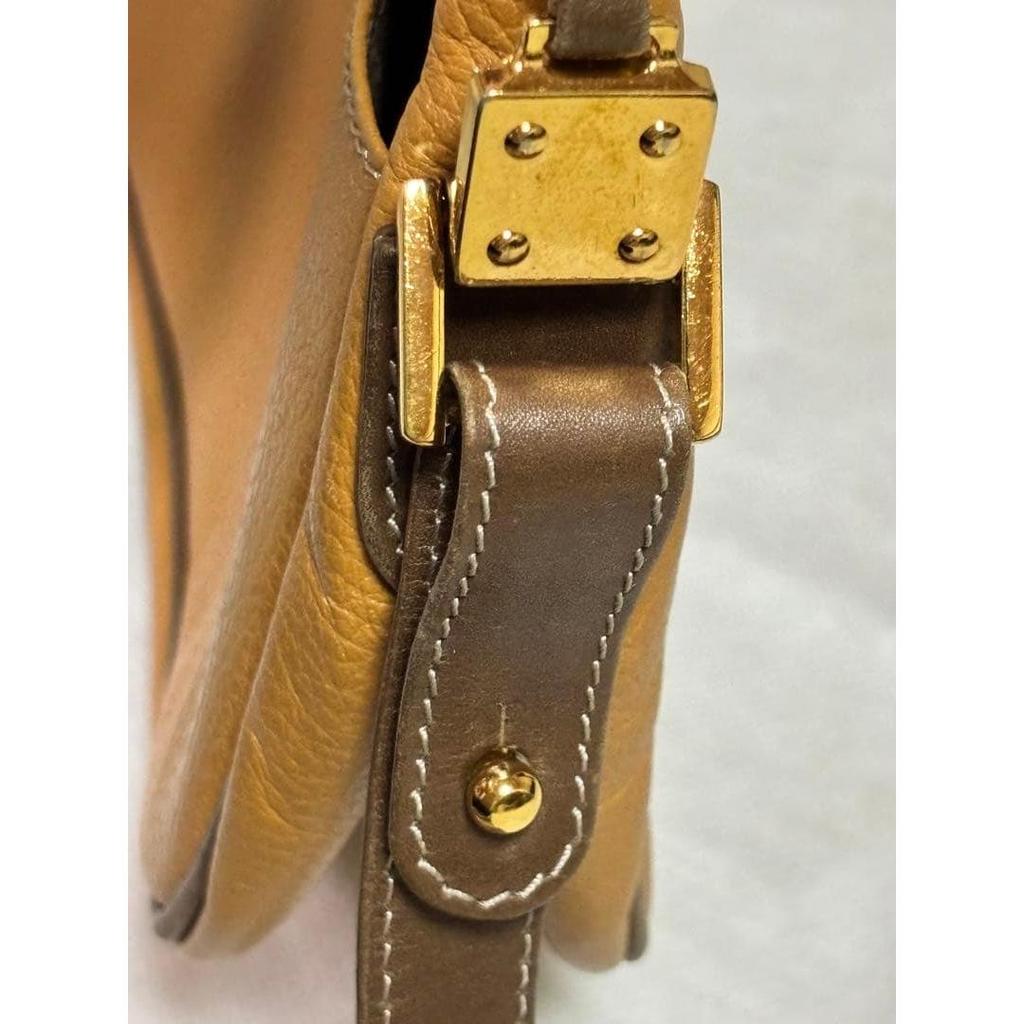 Used LOEWE Old Loewe Leather Shoulder Bag Vintage
