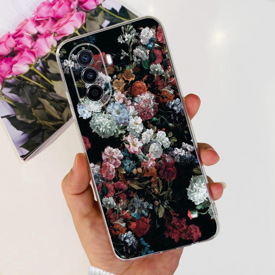 Schöne gemalte Hülle für Huawei Nova Y70 Plus Nova70 Weiche Silikon TPU Rückseite für Huawei Nova Y70 Y 70Plus MGA-LX9 Handyhülle