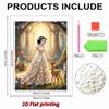 Disney Snow White Pearl Canvas Decor Set - 5D Artificial Pearl Jigsaw Puzzle Embroidered Home Decorative Handmade Gift