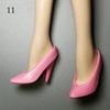 Colorful Foot Length 2.2cm Female Doll Shoes Accessories 1/6 Dolls Boot High Heels Shoes