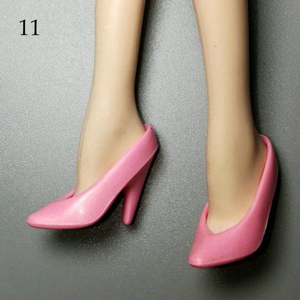 Colorful Foot Length 2.2cm Female Doll Shoes Accessories 1/6 Dolls Boot High Heels Shoes