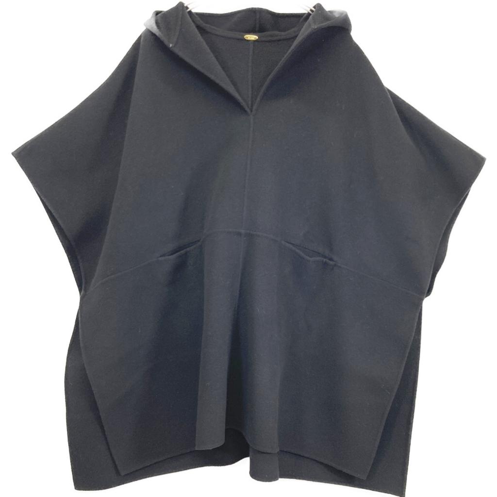 MUSE Black wool 98 Victorian poncho tops Not written blackUsed